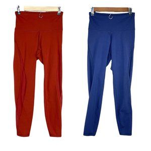 2 piece old navy elevate leggings sz S navy brick